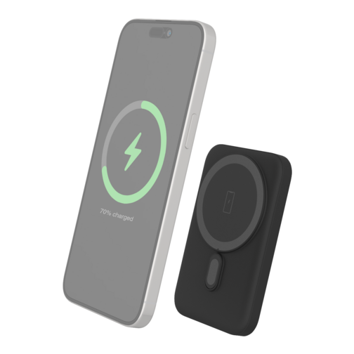 Batterie externe Bigben compatible MagSafe 5 000 mAh noire