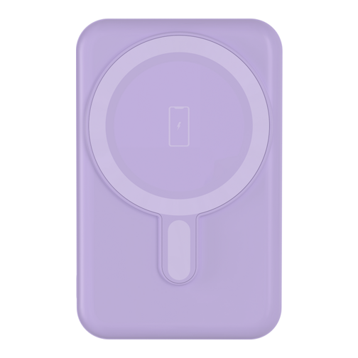 Batterie externe Bigben compatible MagSafe 5 000 mAh violette