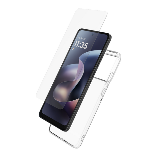 Myway Pack Motorola film + coque pour Motorola Edge 70 cristal