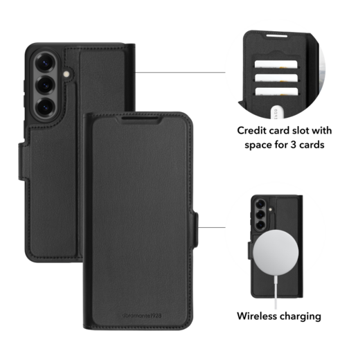 Dbramante1928 Etui à rabat Dbramante Oslo Pro pour Samsung Galaxy S26+ 5G noir