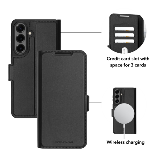 Dbramante1928 Etui à rabat Dbramante Oslo Pro pour Samsung Galaxy S26 5G noir