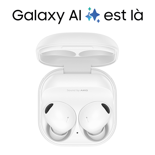 Ecouteurs Samsung Galaxy Buds2 Pro blancs