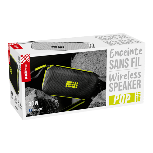 Enceinte Bigben Party noire / jaune