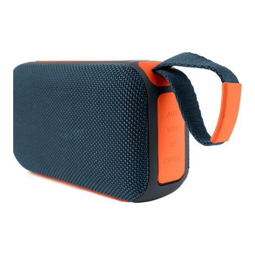 Enceinte Bigben lumineuse Party bleue / orange