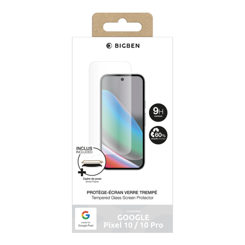 Film Bigben GRS pour Google Pixel 10 et 10 Pro cristal