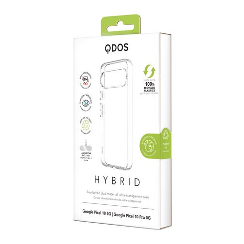 Coque Hybrid GRS QDOS pour Google Pixel 10 et 10 Pro cristal