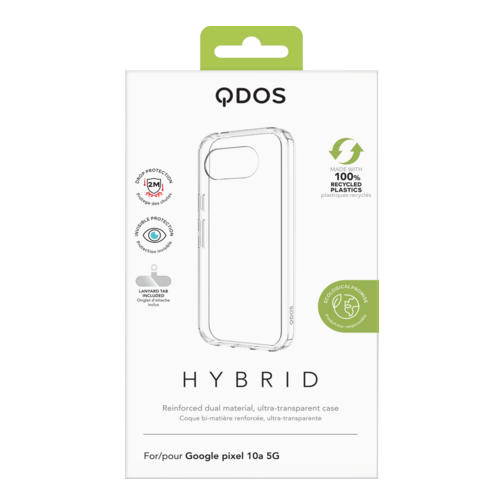 Coque Hybrid GRS QDOS pour Google Pixel 10a cristal