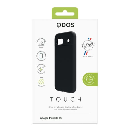 Coque silicone QDOS origine France garantie pour Google Pixel 8a