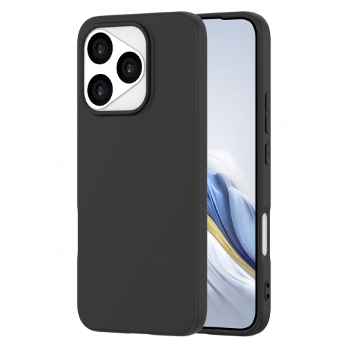 Qdos Coque Touch Silicone GRS pour HONOR 400 Lite noire