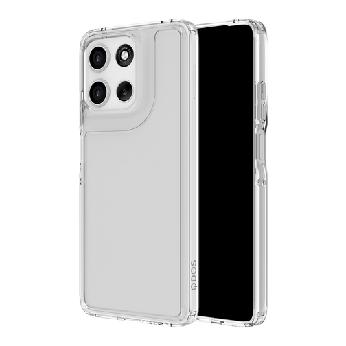 Coque Hybrid GRS QDOS pour motorola G56 5G cristal
