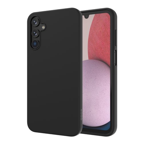 Coque silicone QDOS origine France garantie pour Samsung Galaxy A15 4G & 5G noire