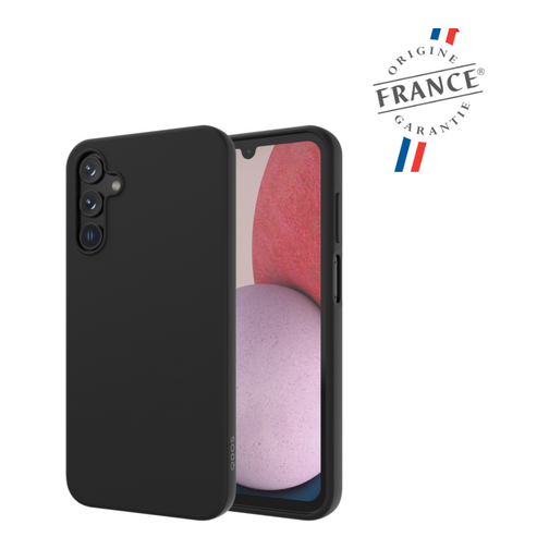 Coque silicone QDOS origine France garantie pour Samsung Galaxy A15 4G & 5G noire