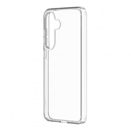 Coque silicone QDOS origine France garantie pour Samsung Galaxy S25 Plus cristal