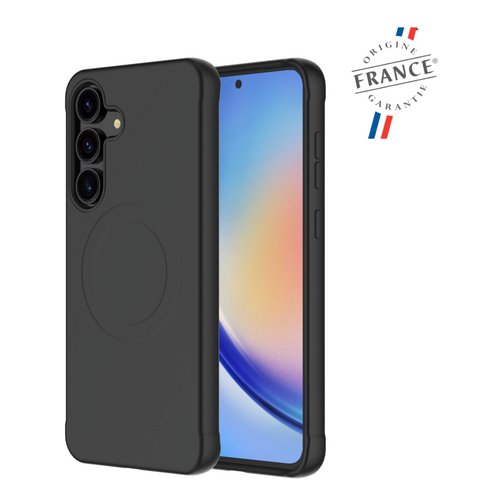 Coque Touch Drop GRS QDOS origine France garantie pour Samsung Galaxy S25 FE noire
