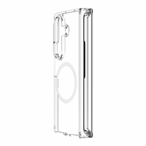 Coque Hybrid GRS QDOS compatible Qi2 pour Samsung Galaxy Z Fold7 cristal