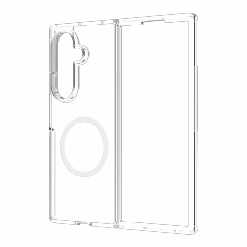 Coque Hybrid GRS QDOS compatible Qi2 pour Samsung Galaxy Z Fold7 cristal