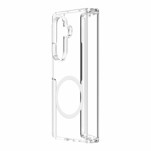 Coque Hybrid GRS QDOS compatible Qi2 pour Samsung Galaxy Z Fold7 cristal