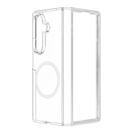 Coque Hybrid GRS QDOS compatible Qi2 pour Samsung Galaxy Z Fold7 cristal
