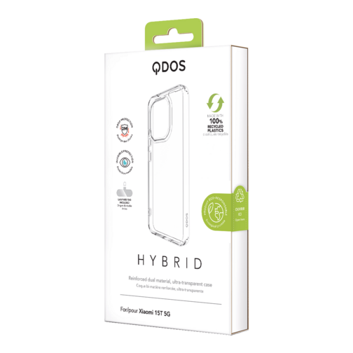 Coque Hybrid GRS QDOS pour Xiaomi Redmi 15T 5G cristal