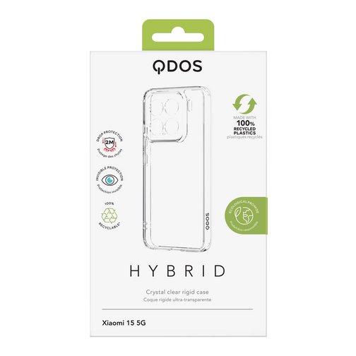 Coque Hybrid GRS QDOS pour Xiaomi Redmi 15 5G cristal