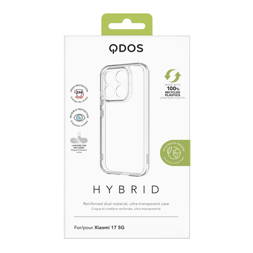 Coque Hybrid GRS QDOS pour Xiaomi 17 cristal