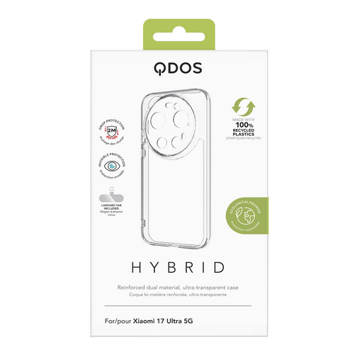 Coque Hybrid GRS QDOS pour Xiaomi 17 Ultra cristal