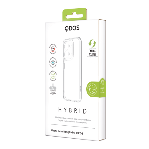 Coque Hybrid GRS QDOS pour Xiaomi Redmi 15C 4G cristal