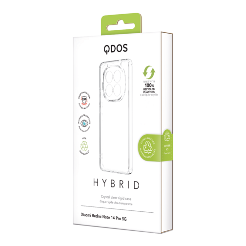 Coque Hybrid GRS QDOS pour Xiaomi Redmi Note 14 Pro 5G cristal