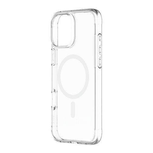 Coque Hybrid GRS QDOS compatible MagSafe origine France garantie pour iPhone 16 Plus cristal
