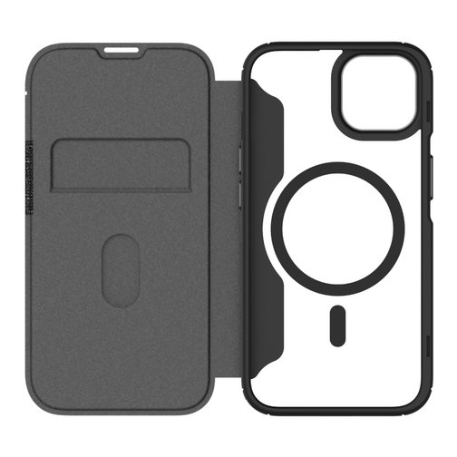 Etui à rabat Hybrid Fold QDOS compatible Magsafe noir