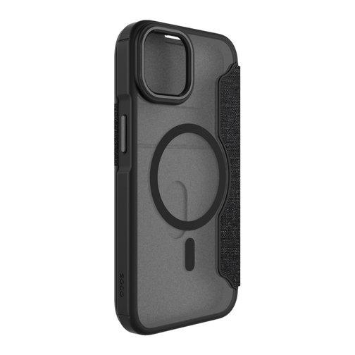 Etui à rabat Hybrid Fold QDOS compatible Magsafe noir