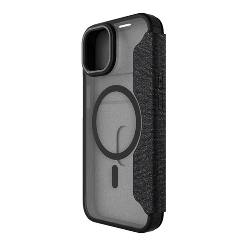 Etui à rabat Hybrid Fold QDOS compatible Magsafe noir