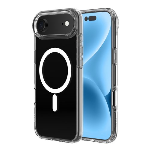 Coque Hybrid GRS QDOS compatible MagSafe origine France garantie pour iPhone 17 Air cristal