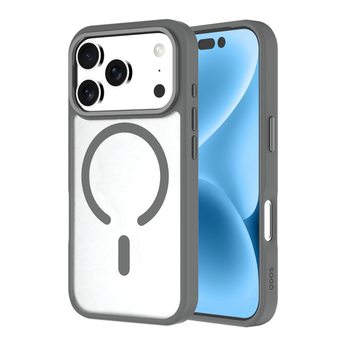 Coque Hybrid Drop GRS QDOS compatible MagSafe pour iPhone 17 Pro noire