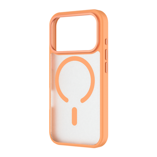 Coque Hybrid Drop GRS QDOS compatible MagSafe pour iPhone 17 Pro orange