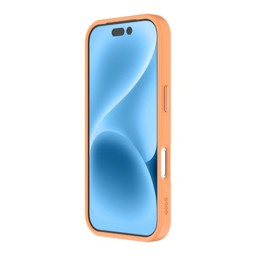 Coque Hybrid Drop GRS QDOS compatible MagSafe pour iPhone 17 Pro orange