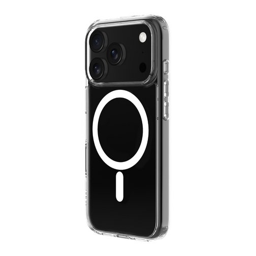 Coque Hybrid GRS QDOS compatible MagSafe origine France garantie pour iPhone 17 Pro cristal