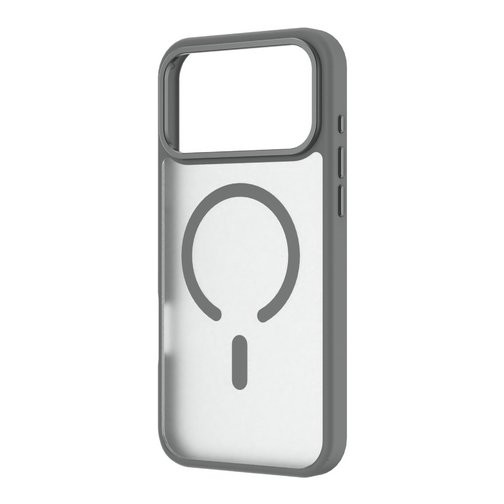 Coque Hybrid Drop / Soft-touch GRS QDOS compatible MagSafe pour iPhone 17 Pro Max noire