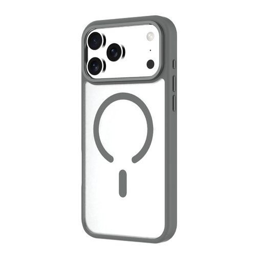 Coque Hybrid Drop / Soft-touch GRS QDOS compatible MagSafe pour iPhone 17 Pro Max noire