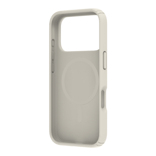 Coque QDOS TONE compatible MagSafe pour iPhone 17 Pro crème et blanc