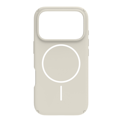 Coque QDOS TONE compatible MagSafe pour iPhone 17 Pro crème et blanc