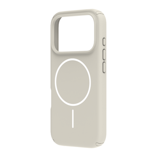Coque QDOS TONE compatible MagSafe pour iPhone 17 Pro crème et blanc