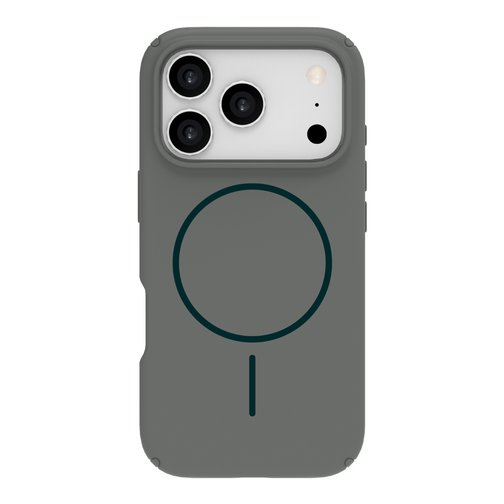 Coque QDOS TONE compatible MagSafe pour iPhone 17 Pro grise et indigo