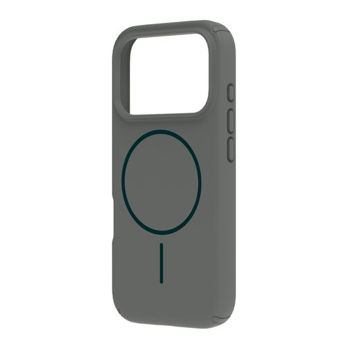 Coque QDOS TONE compatible MagSafe pour iPhone 17 Pro grise et indigo