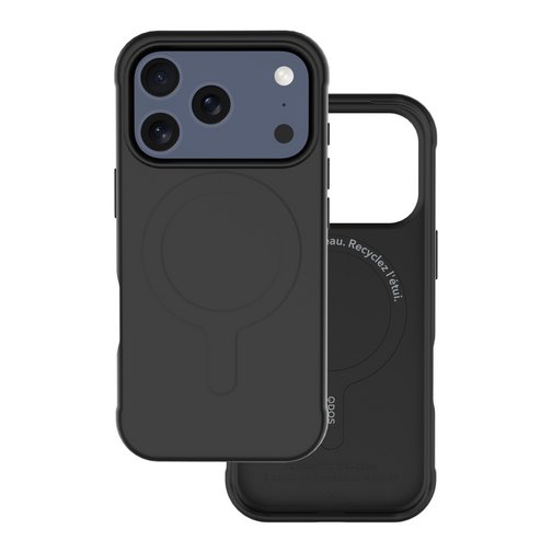 Coque Touch Drop GRS QDOS origine France garantie pour iPhone 17 Pro noir