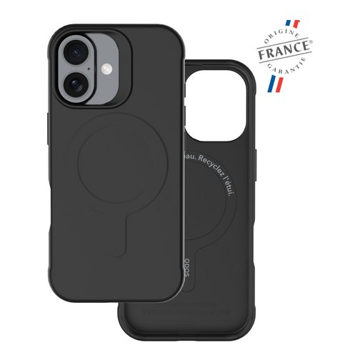 Coque Touch Drop GRS QDOS origine France garantie pour iPhone 17 noire