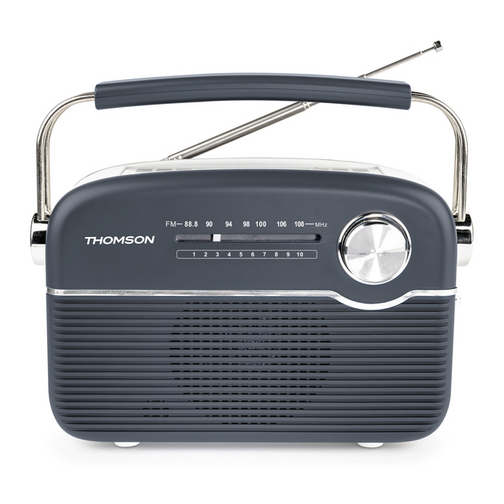 Bigben Radio Bluetooth à recharge solaire Thomson grise