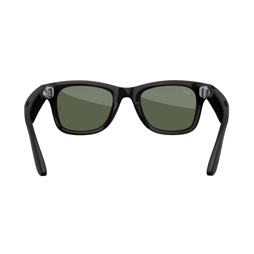 Lunettes Ray-Ban Meta Wayfarer noir brillant verres verts (Gen 2)