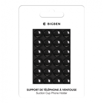 Support à ventouses Bigben pour téléphone (X1) noir