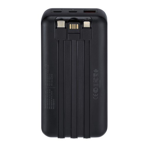 Batterie Externe Rivacase 20 000 mAh et 22W noire